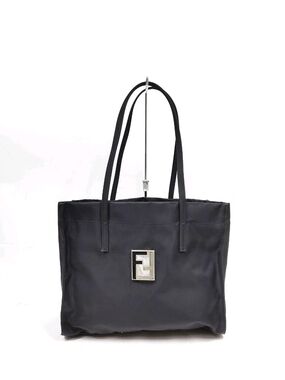 Fendi Black Logo Tote Bag